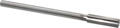 Made in USA - 0.569" High Speed Steel Chucking Reamer - Straight Flute, Straight Shank - Apex Tool & Supply