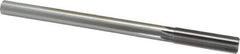 Made in USA - 0.624" High Speed Steel 8 Flute Chucking Reamer - Straight Flute, 0.5615" Straight Shank, 2-1/4" Flute Length, 9" OAL - Apex Tool & Supply