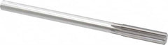 Made in USA - 0.626" High Speed Steel 8 Flute Chucking Reamer - Apex Tool & Supply