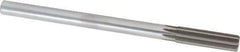 Made in USA - 0.629" High Speed Steel Chucking Reamer - Straight Flute, Straight Shank - Apex Tool & Supply