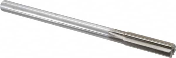 Made in USA - 0.648" High Speed Steel Chucking Reamer - Apex Tool & Supply