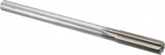 Made in USA - 0.648" High Speed Steel Chucking Reamer - Apex Tool & Supply