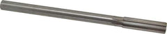 Made in USA - 0.651" High Speed Steel Chucking Reamer - Straight Flute, Straight Shank - Apex Tool & Supply