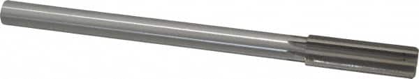 Made in USA - 0.688" High Speed Steel 8 Flute Chucking Reamer - Apex Tool & Supply
