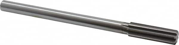Made in USA - 0.69" High Speed Steel 8 Flute Chucking Reamer - Apex Tool & Supply