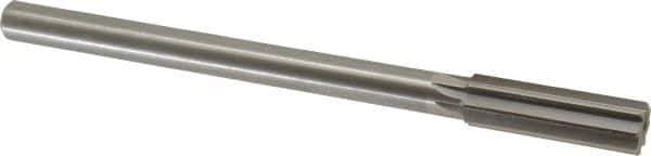 Made in USA - 0.702" High Speed Steel Chucking Reamer - Straight Flute, Straight Shank - Apex Tool & Supply
