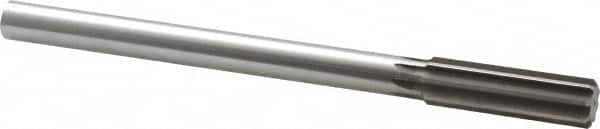 Made in USA - 0.747" High Speed Steel 8 Flute Chucking Reamer - Apex Tool & Supply