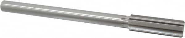 Made in USA - 0.814" High Speed Steel 8 Flute Chucking Reamer - Apex Tool & Supply