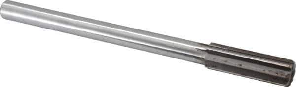 Made in USA - 0.825" High Speed Steel Chucking Reamer - Straight Flute, Straight Shank - Apex Tool & Supply