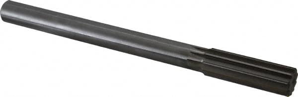 Made in USA - 0.858" High Speed Steel Chucking Reamer - Apex Tool & Supply