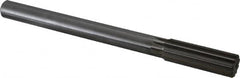 Made in USA - 0.858" High Speed Steel Chucking Reamer - Apex Tool & Supply