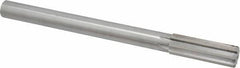 Made in USA - 0.861" High Speed Steel Chucking Reamer - Straight Flute, Straight Shank - Apex Tool & Supply