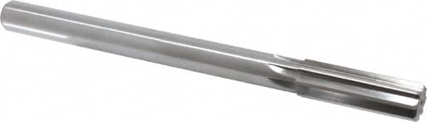 Made in USA - 0.867" High Speed Steel Chucking Reamer - Apex Tool & Supply