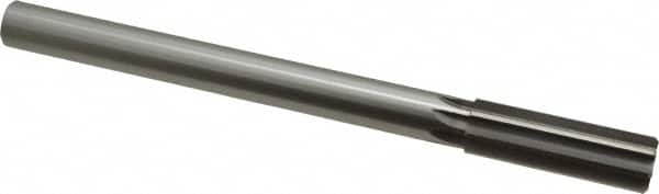 Made in USA - 0.876" High Speed Steel 8 Flute Chucking Reamer - Apex Tool & Supply