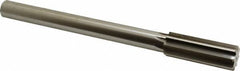 Made in USA - 0.967" High Speed Steel Chucking Reamer - Straight Flute, Straight Shank - Apex Tool & Supply