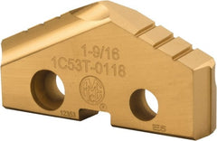 Allied Machine and Engineering - 1-9/16" Diam 132° Seat Size 3 Spade Drill Insert - Apex Tool & Supply