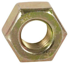 Value Collection - 1-8 UNC Steel Right Hand Heavy Hex Nut - 1-5/8" Across Flats, 63/64" High, Zinc Yellow Dichromate Finish - Apex Tool & Supply