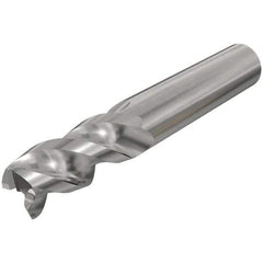 Iscar - 16mm, 32mm LOC, 16mm Shank Diam, 92mm OAL, 3 Flute, Solid Carbide Square End Mill - Single End, Uncoated, Spiral Flute, 45° Helix, Right Hand Cut, Right Hand Flute - Apex Tool & Supply