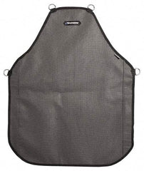 HexArmor - 24 x 30" Cut Resistant Bib Apron - SuperFabric, 23 oz Material, Gray, 0 Pockets, Hook & Loop Closure - Apex Tool & Supply