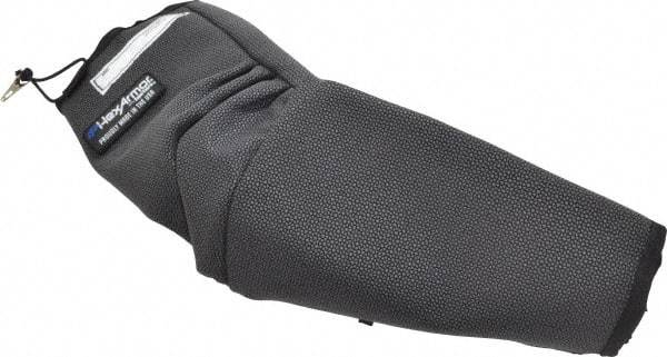 HexArmor - Size L, Gray/Black SuperFabric Cut & Puncture Resistant Sleeve - 19" Long Sleeve, Cut Resistance Level 5, Made with Thumb Hole - Apex Tool & Supply