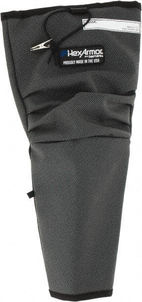 HexArmor - Size XL, Gray/Black SuperFabric Cut & Puncture Resistant Sleeve - 19" Long Sleeve, Cut Resistance Level 5, Made with Thumb Hole - Apex Tool & Supply
