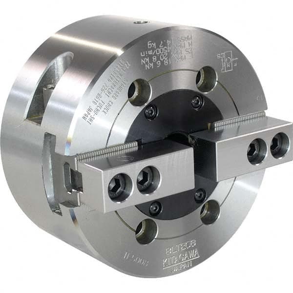 Kitagawa - Power Lathe Chucks Chuck Diameter (Decimal Inch): 6.0000 Number of Jaws: 2 - Apex Tool & Supply