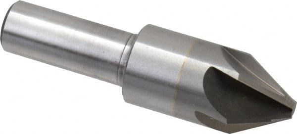 M.A. Ford - 3/4" Head Diam, 1/2" Shank Diam, 6 Flute 60° Solid Carbide Countersink - Apex Tool & Supply