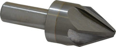 M.A. Ford - 1" Head Diam, 1/2" Shank Diam, 6 Flute 60° Solid Carbide Countersink - Apex Tool & Supply