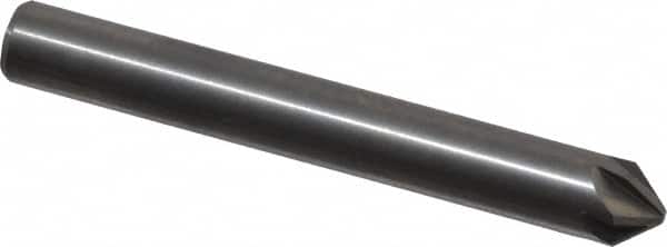 M.A. Ford - 1/4" Head Diam, 1/4" Shank Diam, 6 Flute 82° Solid Carbide Countersink - Apex Tool & Supply