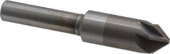 M.A. Ford - 3/8" Head Diam, 1/4" Shank Diam, 6 Flute 82° Solid Carbide Countersink - Apex Tool & Supply