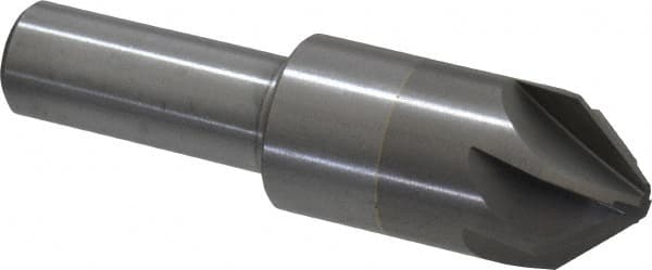 M.A. Ford - 3/4" Head Diam, 1/2" Shank Diam, 6 Flute 82° Solid Carbide Countersink - Apex Tool & Supply