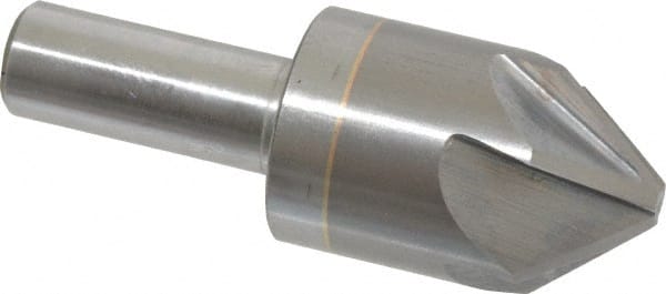M.A. Ford - 1" Head Diam, 1/2" Shank Diam, 6 Flute 82° Solid Carbide Countersink - Apex Tool & Supply