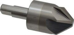M.A. Ford - 1-1/4" Head Diam, 1/2" Shank Diam, 6 Flute 82° Solid Carbide Countersink - Apex Tool & Supply