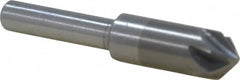 M.A. Ford - 3/8" Head Diam, 1/4" Shank Diam, 6 Flute 90° Solid Carbide Countersink - Apex Tool & Supply