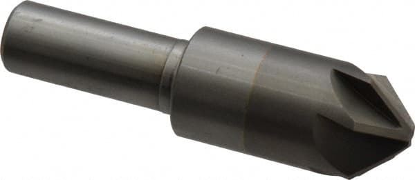 M.A. Ford - 3/4" Head Diam, 1/2" Shank Diam, 6 Flute 90° Solid Carbide Countersink - Apex Tool & Supply