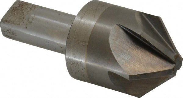 M.A. Ford - 1-1/2" Head Diam, 3/4" Shank Diam, 6 Flute 90° Solid Carbide Countersink - Apex Tool & Supply