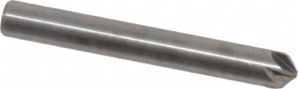 M.A. Ford - 1/4" Head Diam, 1/4" Shank Diam, 6 Flute 100° Solid Carbide Countersink - Apex Tool & Supply