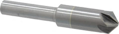 M.A. Ford - 3/8" Head Diam, 1/4" Shank Diam, 6 Flute 100° Solid Carbide Countersink - Apex Tool & Supply
