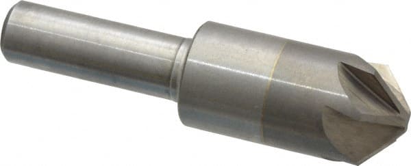 M.A. Ford - 5/8" Head Diam, 3/8" Shank Diam, 6 Flute 100° Solid Carbide Countersink - Apex Tool & Supply