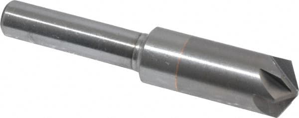 M.A. Ford - 3/8" Head Diam, 1/4" Shank Diam, 6 Flute 120° Solid Carbide Countersink - Apex Tool & Supply