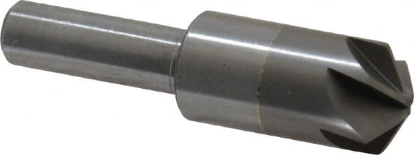M.A. Ford - 5/8" Head Diam, 3/8" Shank Diam, 6 Flute 120° Solid Carbide Countersink - Apex Tool & Supply