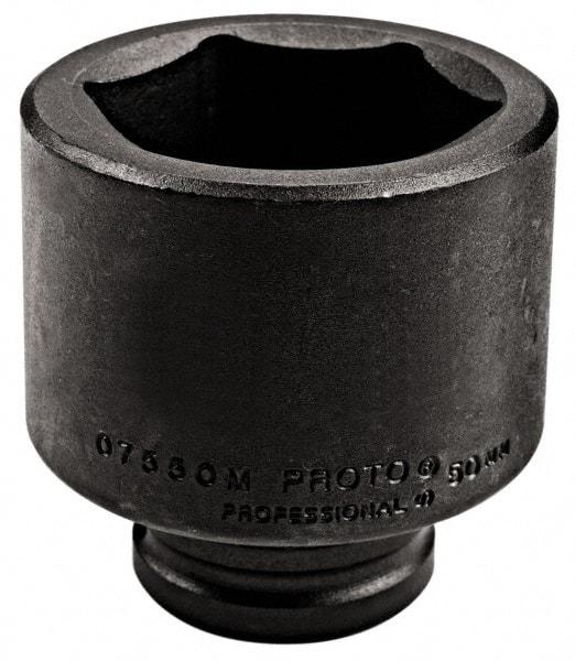 Proto - 3/4" Drive 29mm Standard Impact Socket - 6 Points, 2-3/16" OAL - Apex Tool & Supply