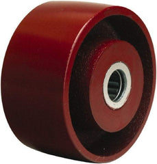Hamilton - 4-1/4 Inch Diameter x 2-1/2 Inch Wide, Cast Iron Caster Wheel - 1,200 Lb. Capacity, 3-1/4 Inch Hub Length, 1-1/4 Inch Axle Diameter, Straight Roller Bearing - Apex Tool & Supply