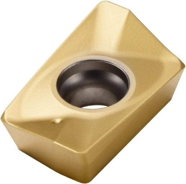 Seco - XOMX180631 M14 Grade MP3000 Carbide Milling Insert - TiAlN Finish, 1/4" Thick, 0.122" Corner Radius - Apex Tool & Supply