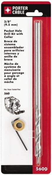 Porter-Cable - Power Planer & Joiner Accessories Accessory Type: Pocket Hole Drill Bit For Use With: QUIKJIG - Apex Tool & Supply