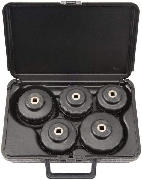 Proto - 2-1/2 to 3-5/8" Diam, Oil Filter Cups Set - Nylon Fiber Composite, For Use with Filter Sizes 65/67mm, 74/76mm, 76mm, 93mm & 76/80/93mm - Apex Tool & Supply