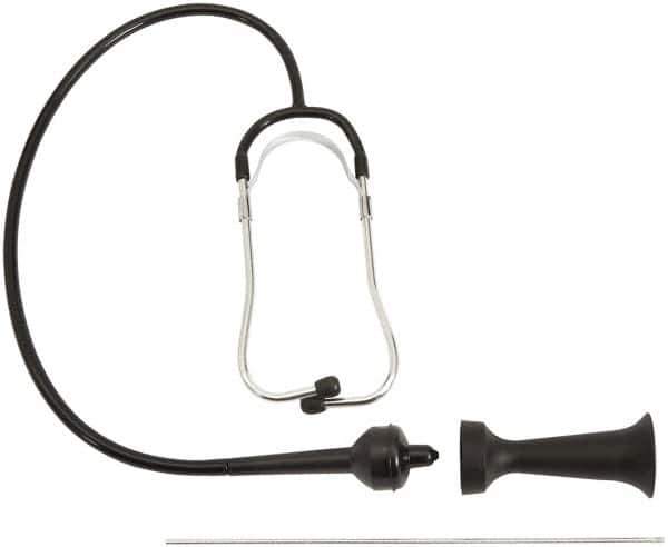 Proto - 14.9" Long, Metal/Black Steel Auto Engine Stethoscope - For Use with All Vehicles - Apex Tool & Supply