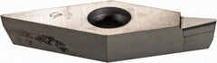 Iscar - VCGT331 D Grade ID5 Polycrystalline Diamond (PCD) Turning Insert - Uncoated, 35° Diamond, 3/8" Inscr Circle, 3/16" Thick, 1/64" Corner Radius - Apex Tool & Supply
