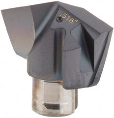 Iscar - Series ICP, 13.11mm Diam Grade IC908 140° Replaceable Drill Tip - Carbide, TiAlN Finish, 13 Seat Size - Apex Tool & Supply