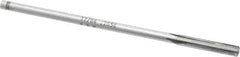 Made in USA - 17/64" Carbide-Tipped 4 Flute Chucking Reamer - Straight Flute, Straight Shank, 1-1/2" Flute Length, 6" OAL - Apex Tool & Supply